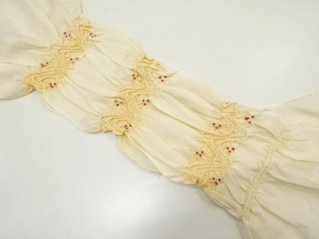 正絹　絞り　夏用帯揚げ